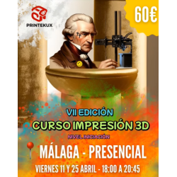 Curso básico impresión 3D Málaga