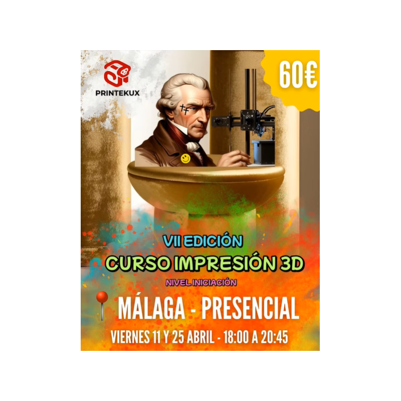 Curso básico impresión 3D Málaga