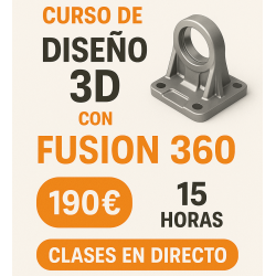 Curso Diseño 3D con Fusion 360 verano '25